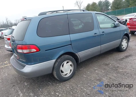 2001 Toyota Sienna Xle z USA, uszkodzony, nr VIN 4T3ZF13C61U386633